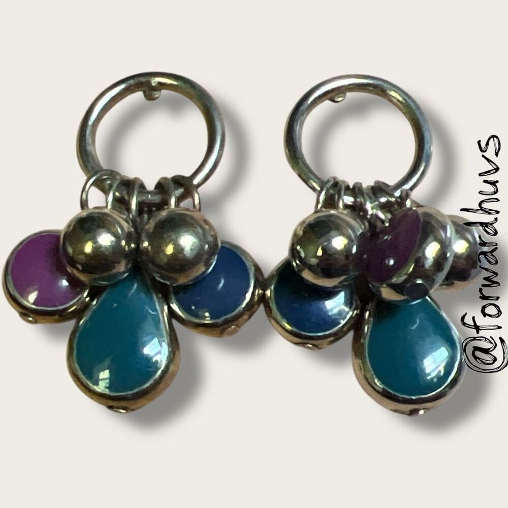 Bundle Sale 3 for $15 | Boho Style – Multi-Color Bead Hoop Earrings